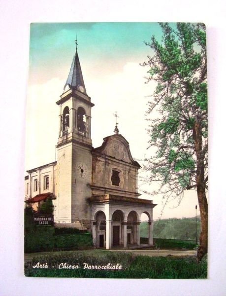Cartolina Artò ( Madonna del Sasso ) - Chiesa 1970