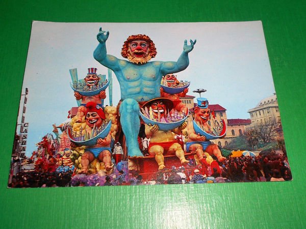 Cartolina Carnevale di Viareggio - I pappamondo di Carlo Vannucci …