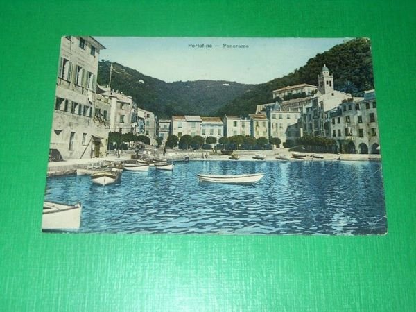 Cartolina Portofino - Panorama 1915 ca | Immagine Gallery 1