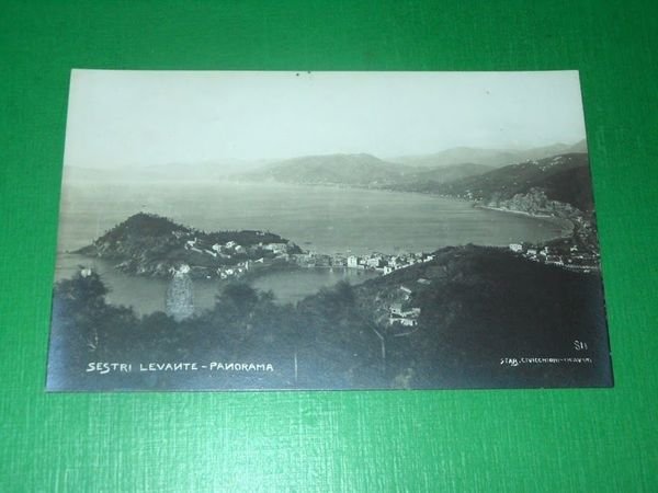 Cartolina Sestri Levante - Panorama 1925 ca | Immagine principale