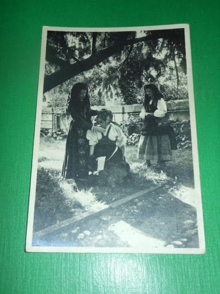 Cartolina Paesaggi e Costumi del Friuli - Ultimi Tocchi 1949