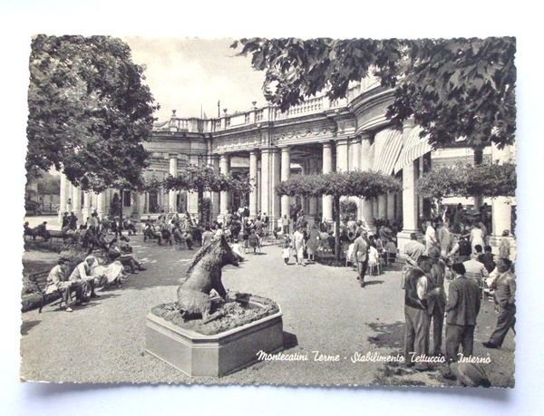 Cartolina Montecatini Terme - Stab. Tettuccio 1950 ca