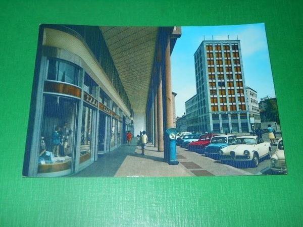 Cartolina Busto Arsizio - Piazza Garibaldi 1965