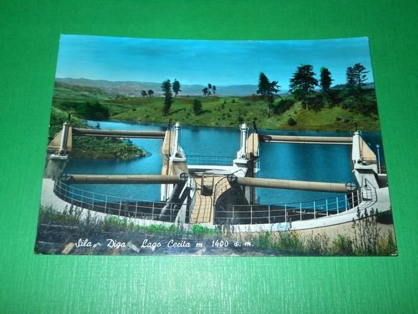 Cartolina Sila - Diga - Lago Cecita 1963
