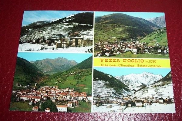 Cartolina Vezza d'Oglio ( Brescia ) - Vedute diverse 1969