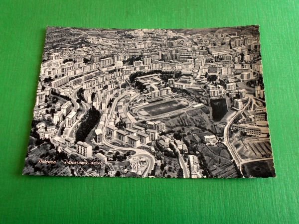 Cartolina Potenza - Panorama aereo 1955 ca