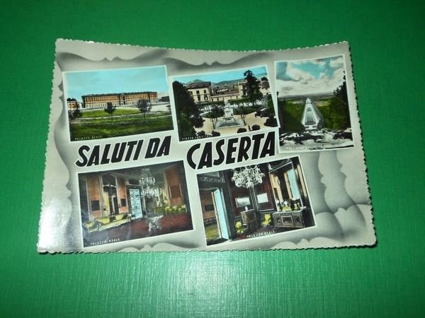 Cartolina Saluti da Caserta - Vedute diverse 1959