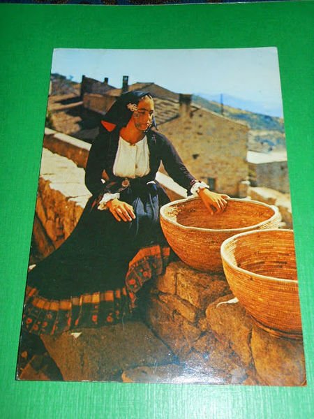 Cartolina Villagrande - Costumi sardi 1965 ca