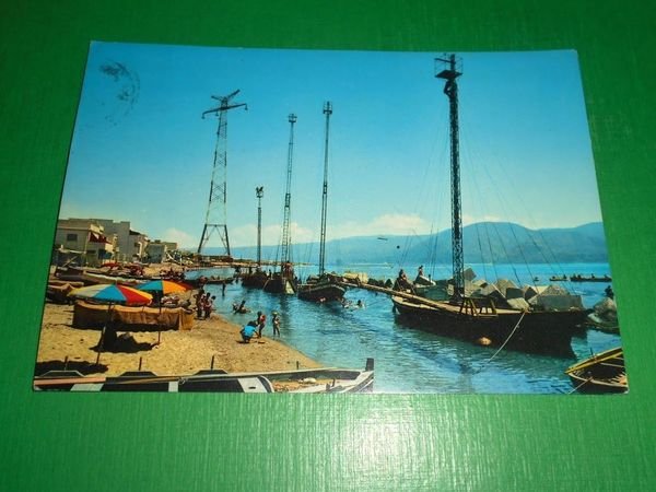 Cartolina Messina - Torre Faro - Il Pilone dell' elettrodotto …
