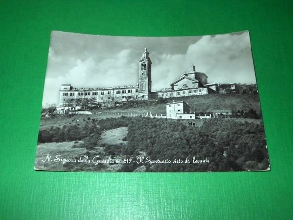 Cartolina N. Signora della Guardia - Il Santuario visto da …