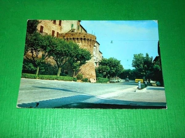 Cartolina Staffolo - Colle del Verdicchio - Torrione quattrocentesco 1984