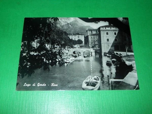 Cartolina Lago di Garda - Riva - Particolare 1955 ca