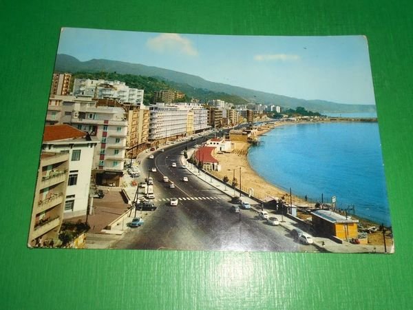 Cartolina Messina - Il Viale della Libertà ed il Golfo …