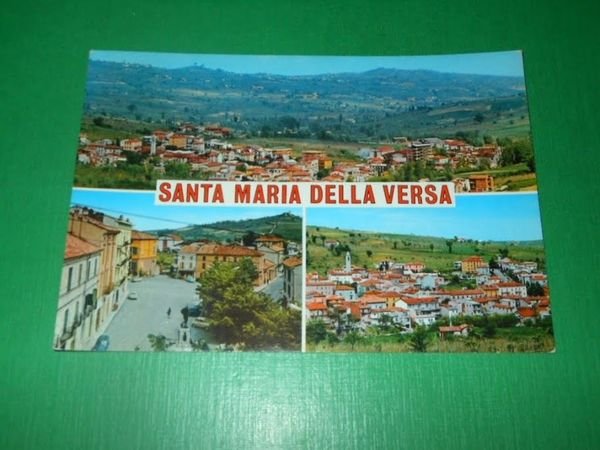 Cartolina Santa Maria della Versa - Vedute diverse 1970