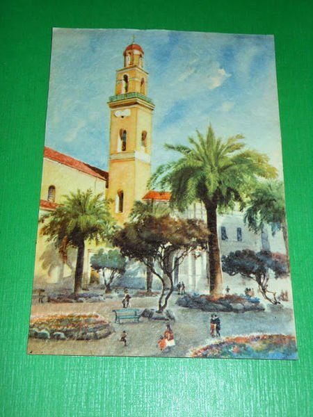 Cartolina Diano Marina - Piazza Dante 1950 ca