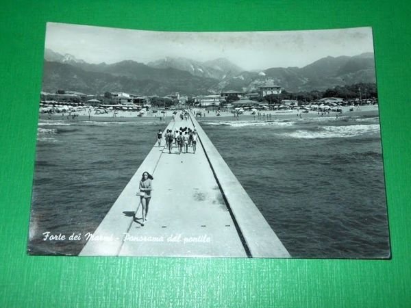 Cartolina Forte dei Marmi - Panorama dal Pontile 1959