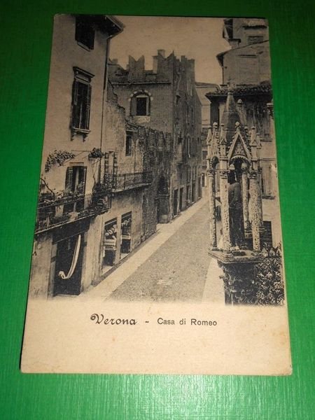 Cartolina Verona - Casa di Romeo 1910 ca