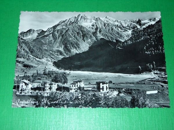 Cartolina Ponte di Legno - Il Castellaccio 1955 ca