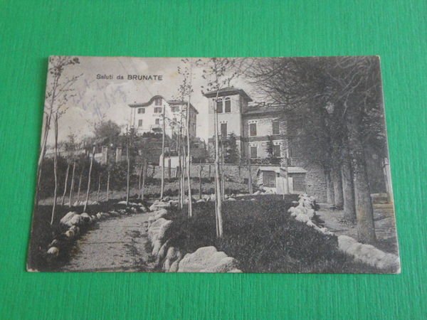 Cartolina Brunate ( Como ) - Particolare 1906