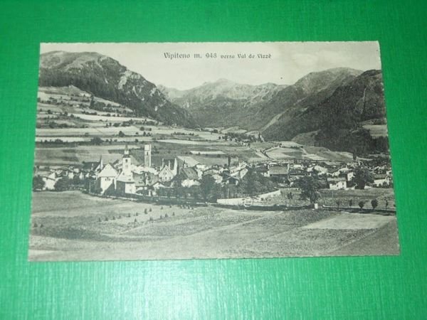 Cartolina Vipiteno verso Val de Vizzè - Panorama 1920 ca | Immagine principale