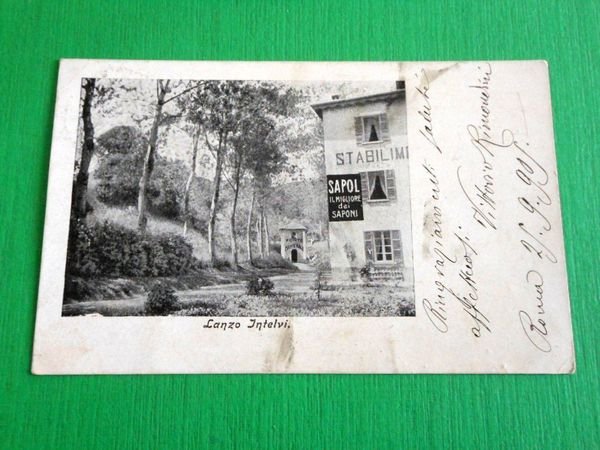 Cartolina Lanzo d' Intelvi - Particolare 1905
