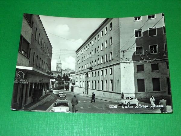 Cartolina Chieti - Grande Albergo Abruzzo 1963