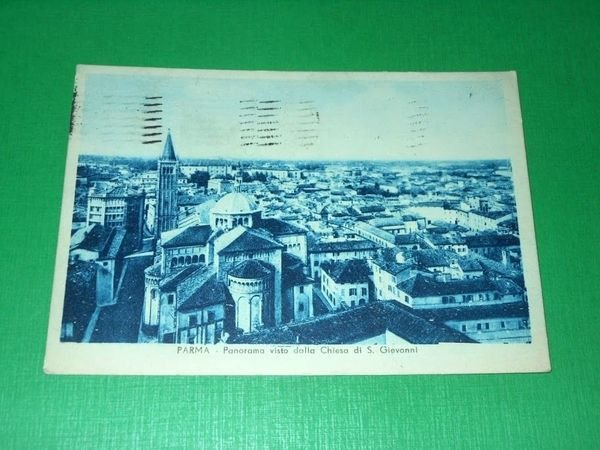 Cartolina Parma - Panorama visto dalla Chiesa di S. Giovanni …