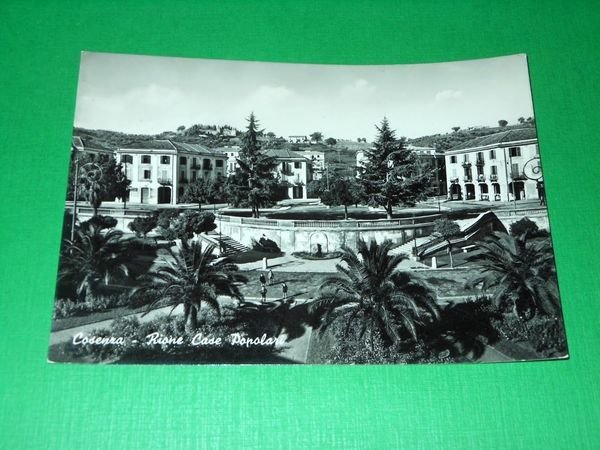 Cartolina Cosenza - Rione Case Popolari 1956