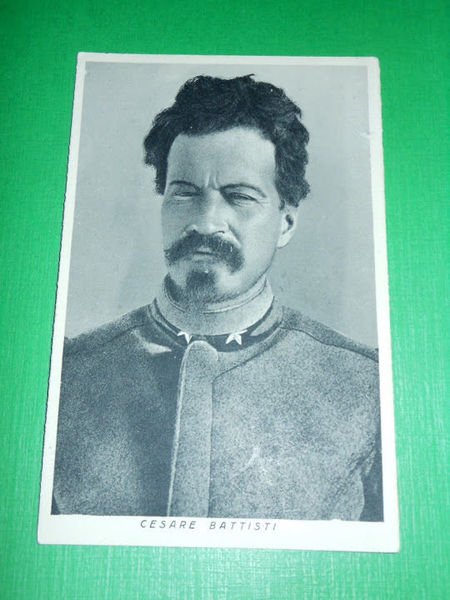Cartolina Militaria Trento Irredentismo - Cesare Battisti