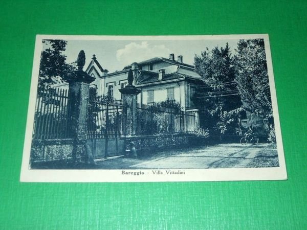 Cartolina Bareggio - Villa Vittadini 1943