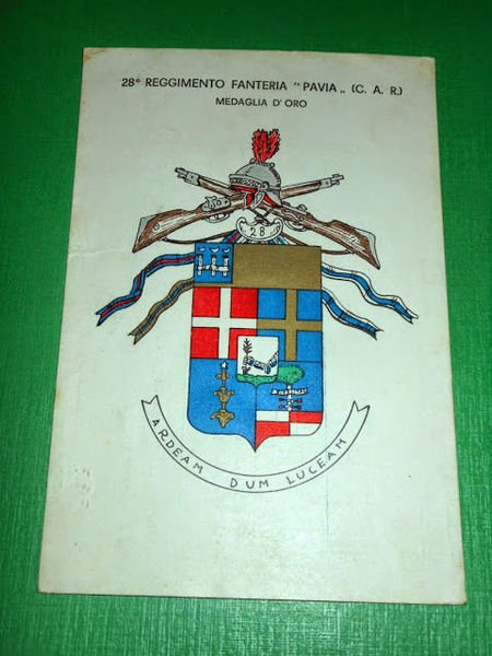Cartolina Militaria - 28° Reggimento Fanteria Pavia ( C.A.R. ) …