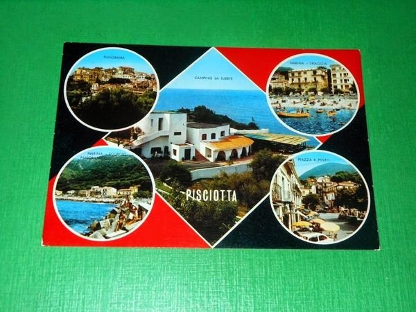 Cartolina Pisciotta ( Salerno ) - Vedute diverse 1978