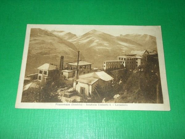 Cartolina Prasomaso ( Sondrio ) - Sanatorio Umberto I - …