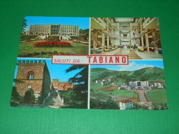 Cartolina Saluti da Tabiano - Vedute diverse 1971