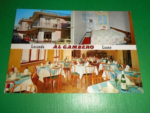 Cartolina Loano - Locanda Al Gambero 1975