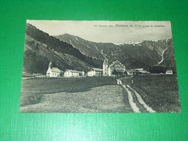 Cartolina Val Venosta alta - Piavenna presso S. Valentino 1920 …