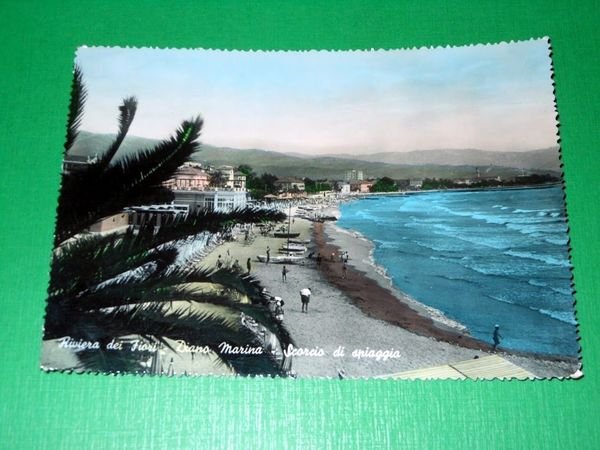 Cartolina Riviera dei Fiori - Diano Marina - Scorcio di …