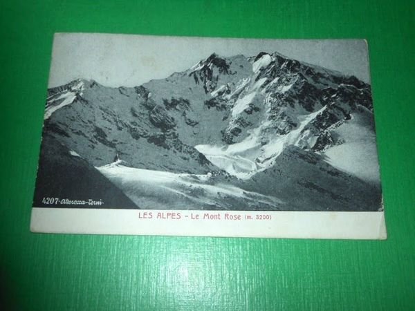 Cartolina Les Alpes - Le Mont Rose / Monte Rosa …