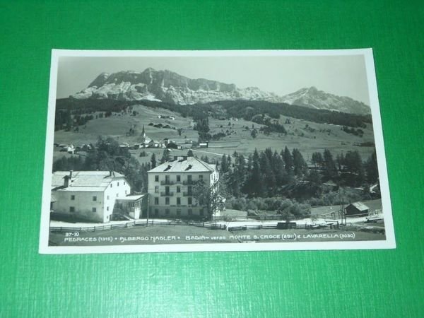 Cartolina Pedraces - Albergo Nagler - Badia verso monte S. …