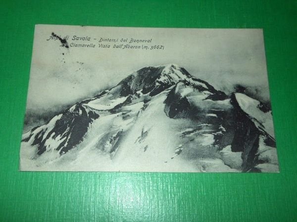 Cartolina Alpi di Savoia - Dintorni del Bonneval - la …