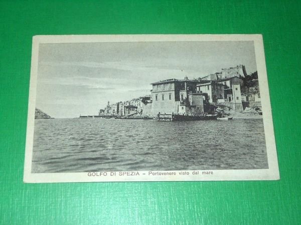 Cartolina Golfo di Spezia - Portovenere visto dal mare 1930 …