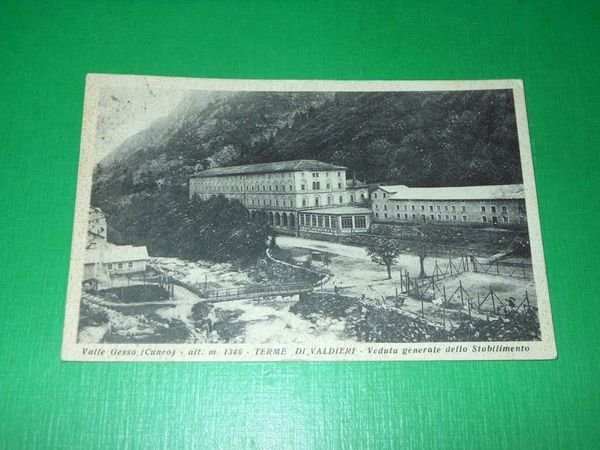 Cartolina Valle Gesso ( Cuneo ) - Terme di Valdieri …