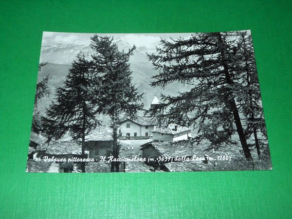 Cartolina Val Susa pittoresca - Il Rocciamelone dalla Losa 1971