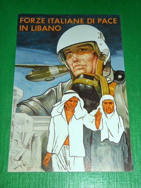 Cartolina Forze Italiane di Pace in Libano - Aeronautica - …