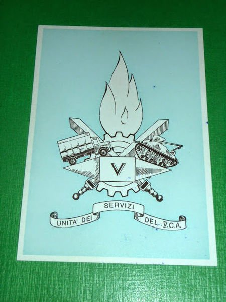 Cartolina Militaria - Unità dei Servizi del V° Corpo d' …