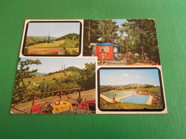 Cartolina Urbe ( Savona ) - Camping Vallescura 1970 ca