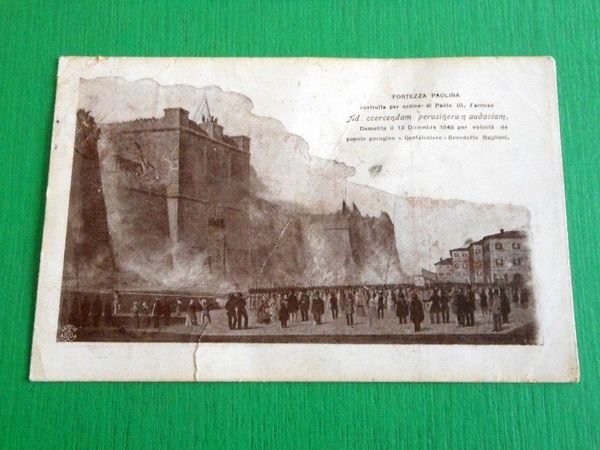 Cartolina Perugia - Fortezza Paolina ( demolita nel 1848 ) …