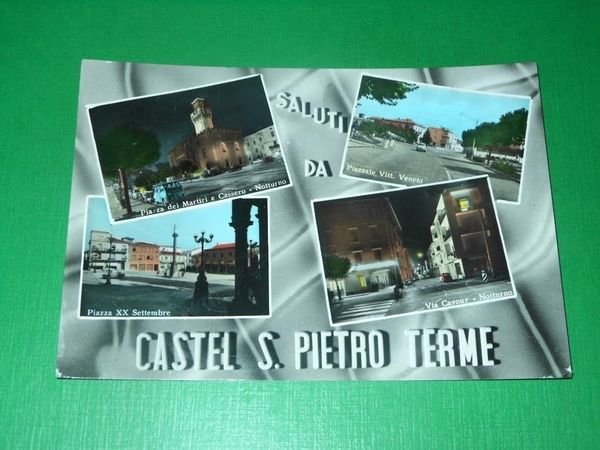 Cartolina Saluti da Castel San Pietro Terme - Vedute diverse …