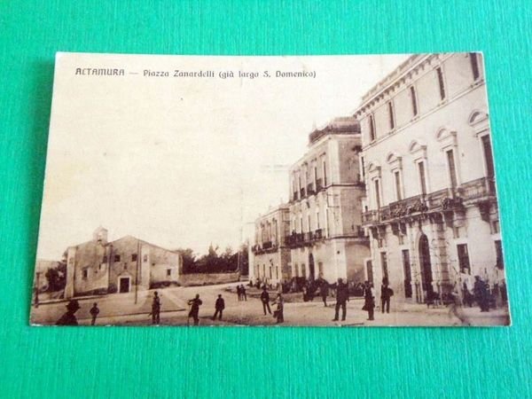 Cartolina Altamura ( Bari ) - Piazza Zanardelli ( già …