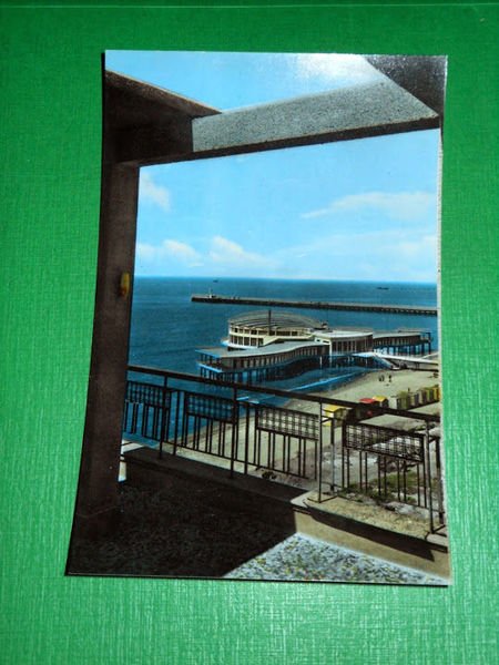 Cartolina Gela - Spiaggia - Lido Conchiglia 1960 ca